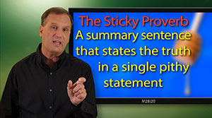 Teaching to Transform Not Inform - Sticky Proverb