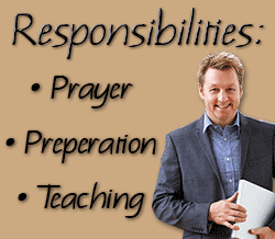 Sunday School Teacher Duties