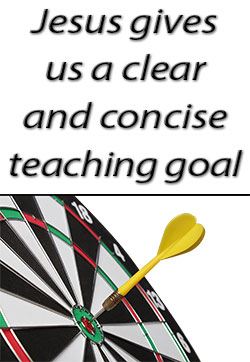 Jesus' biblical Goal of Teaching Sunday School